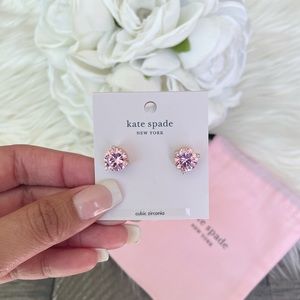 Kate Spade Pink Cubic Zirconia Earrings